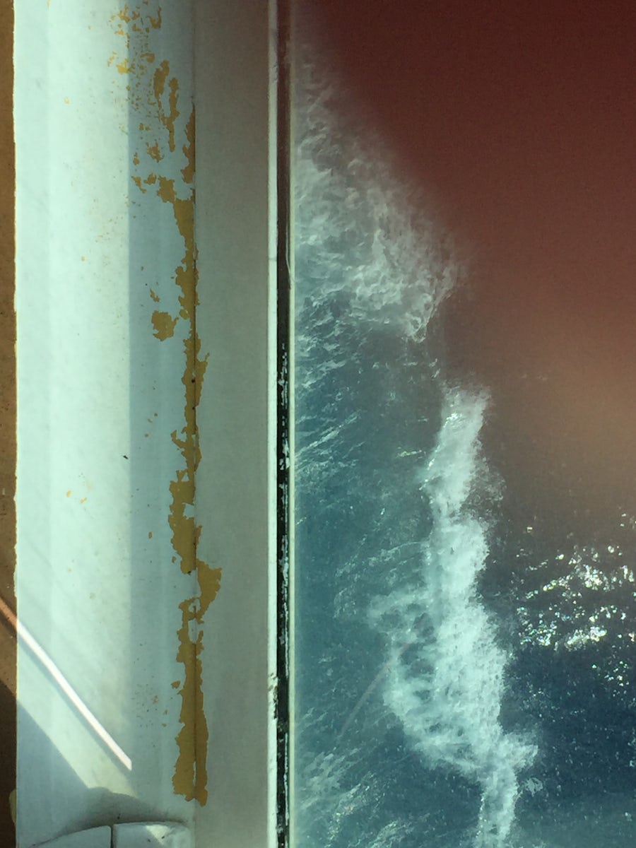 Chipping Paint on Balcony/Filthy Glass