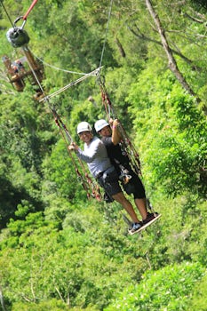 Puerto Vallarta Extreeme Canopy. Must Do!   This was just one of the zip lines!