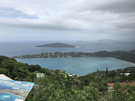 Nice view from the Mountaintop in St Thomas
