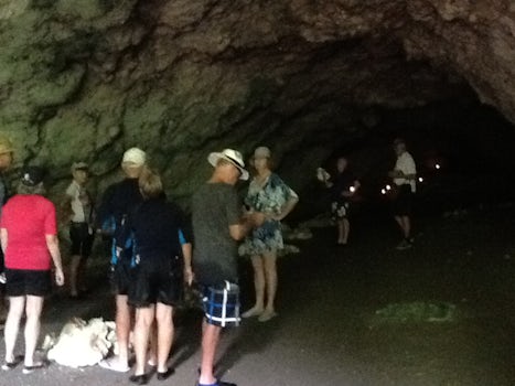 Cave on Lelepa Island, which houses the locals during Cyclones.