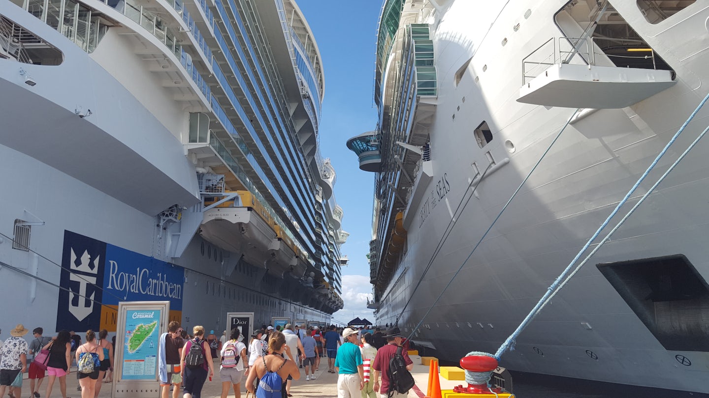 Royal Caribbean Ships Allure of the Seas and Liberty of the Seas