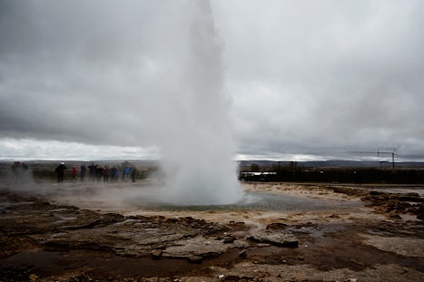 A geyser! Reykjavik, Iceland