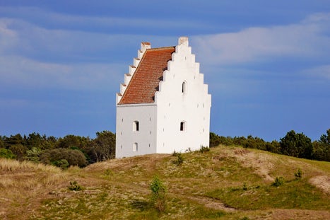 The sand-covered church, Aalborg, Denmark