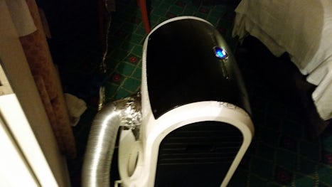 Heater to counter the freezing cold air. Pipeline was not original to the m