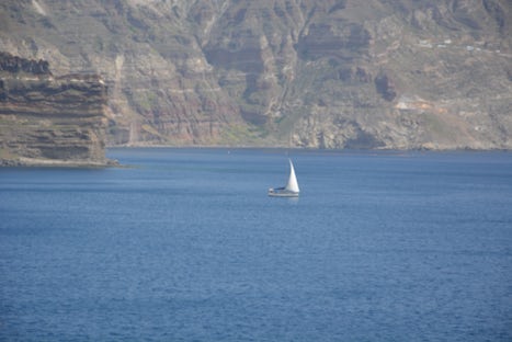 View near Santroni Island