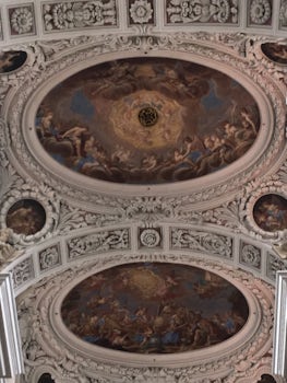 Ceiling in St. Stephens in Passau