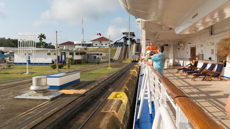 Transit through the Panama canal