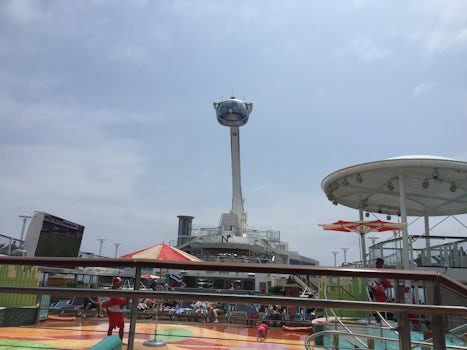 Deck 15 with North Star 90 meters high!