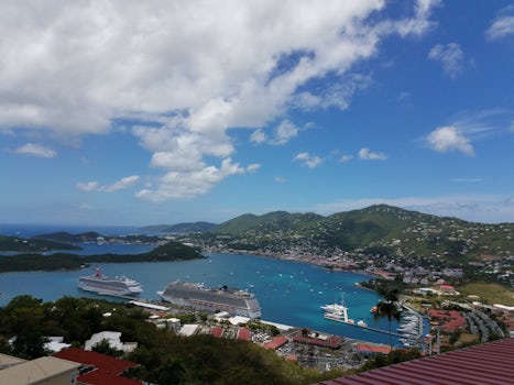 View from Paradise Point in St. Thomas.