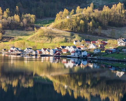 Norwegian Fjord village