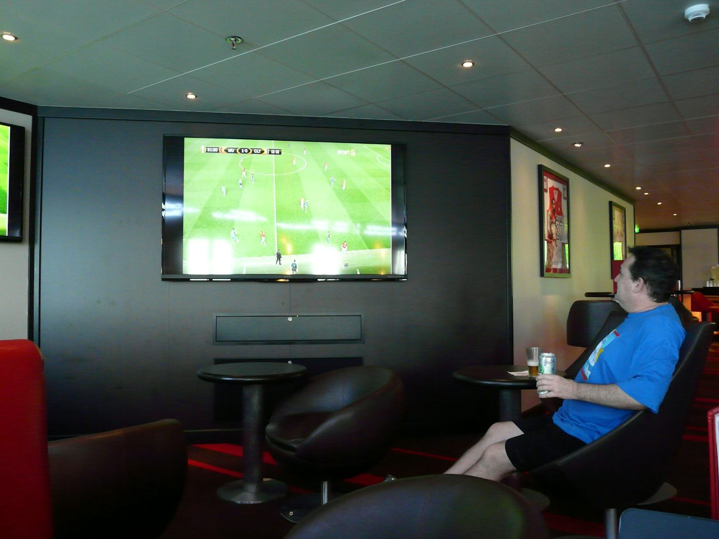 Watching AFL Footy in the Sports bar