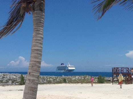 Great Stirrup Cay, the private Norwegian Cruise Line island.  Magical.  Be