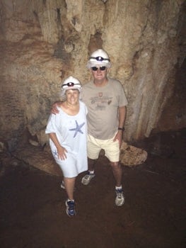 Excursion...Hidden Gems. Just before we went swimming in the cave.