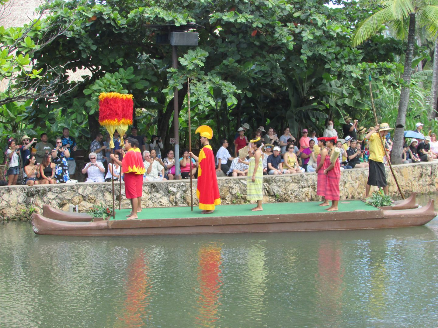 We went to the Polynesian cultural Center