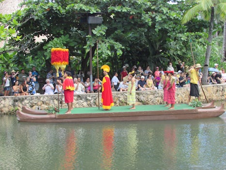We went to the Polynesian cultural Center