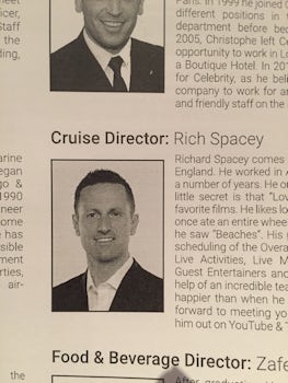 Rich was one of the best Cruise Director's ever...