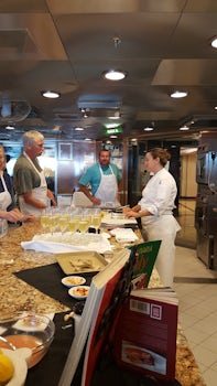 Fish Master cooking class on board