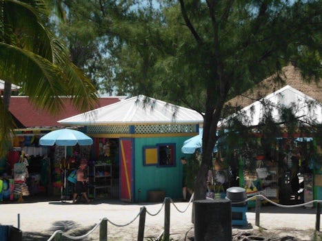 Straw market in Coco cay
