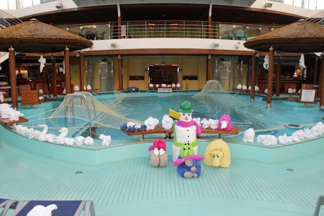 Seeing all of the towel animals on our last day of the cruise was a fun sur