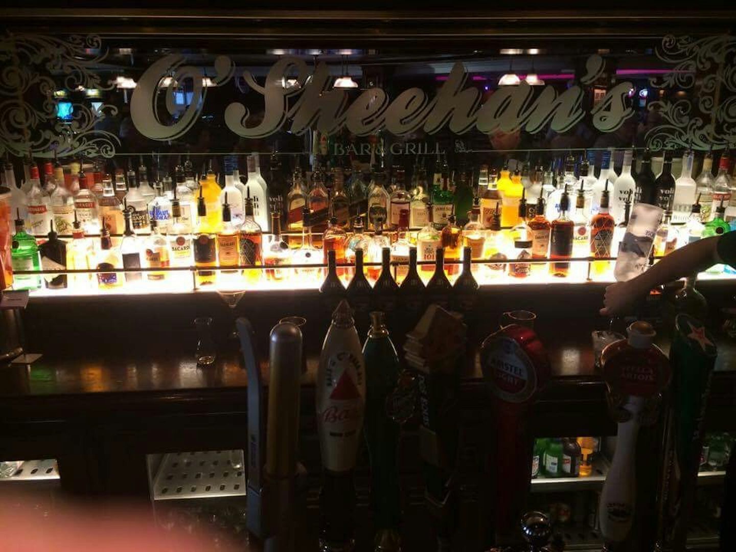 O Sheehans bar drinks