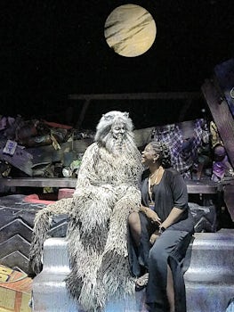 CATS - photo take with Old Deuteronomy during intermission