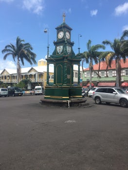 Street scene in St. Kitts