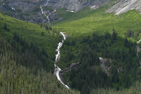 Waterfalls near Sawyer Glacier