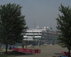 The Pearl Mist in port at Muskegon, Michigan
