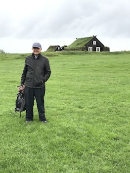 This was in Iceland on the precruise tour. Loved the grass roofs