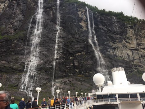 Seven Sisters waterfall, Geiranger fjord