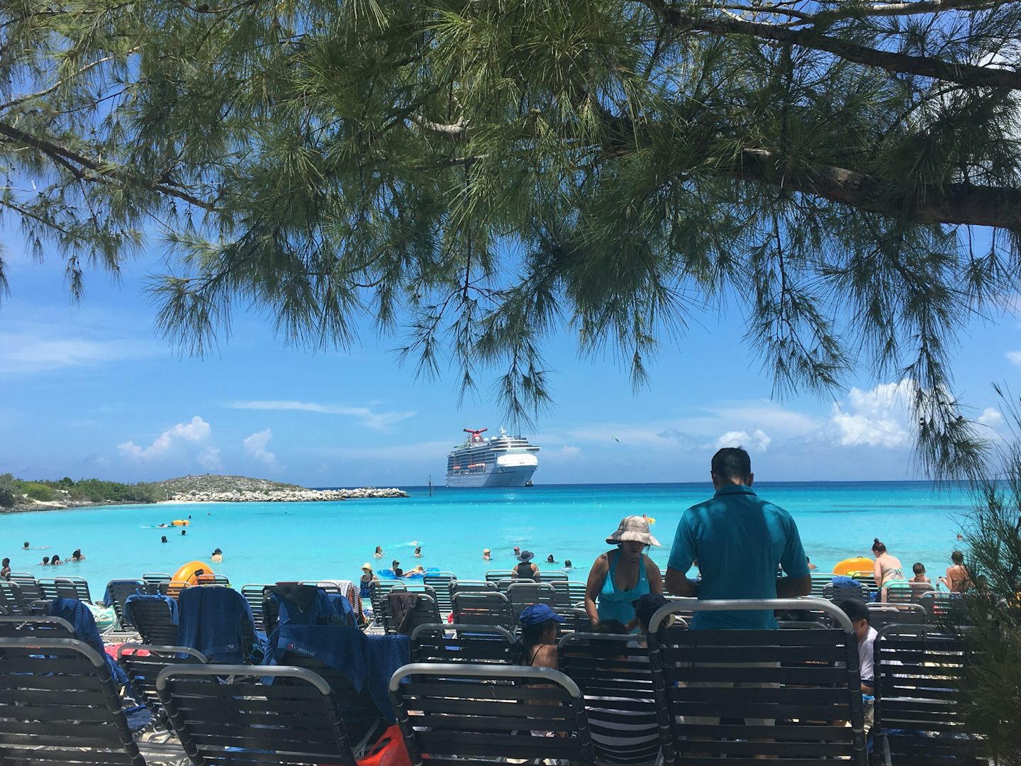 This Port was the nicest, half Moon cay. However, there weren