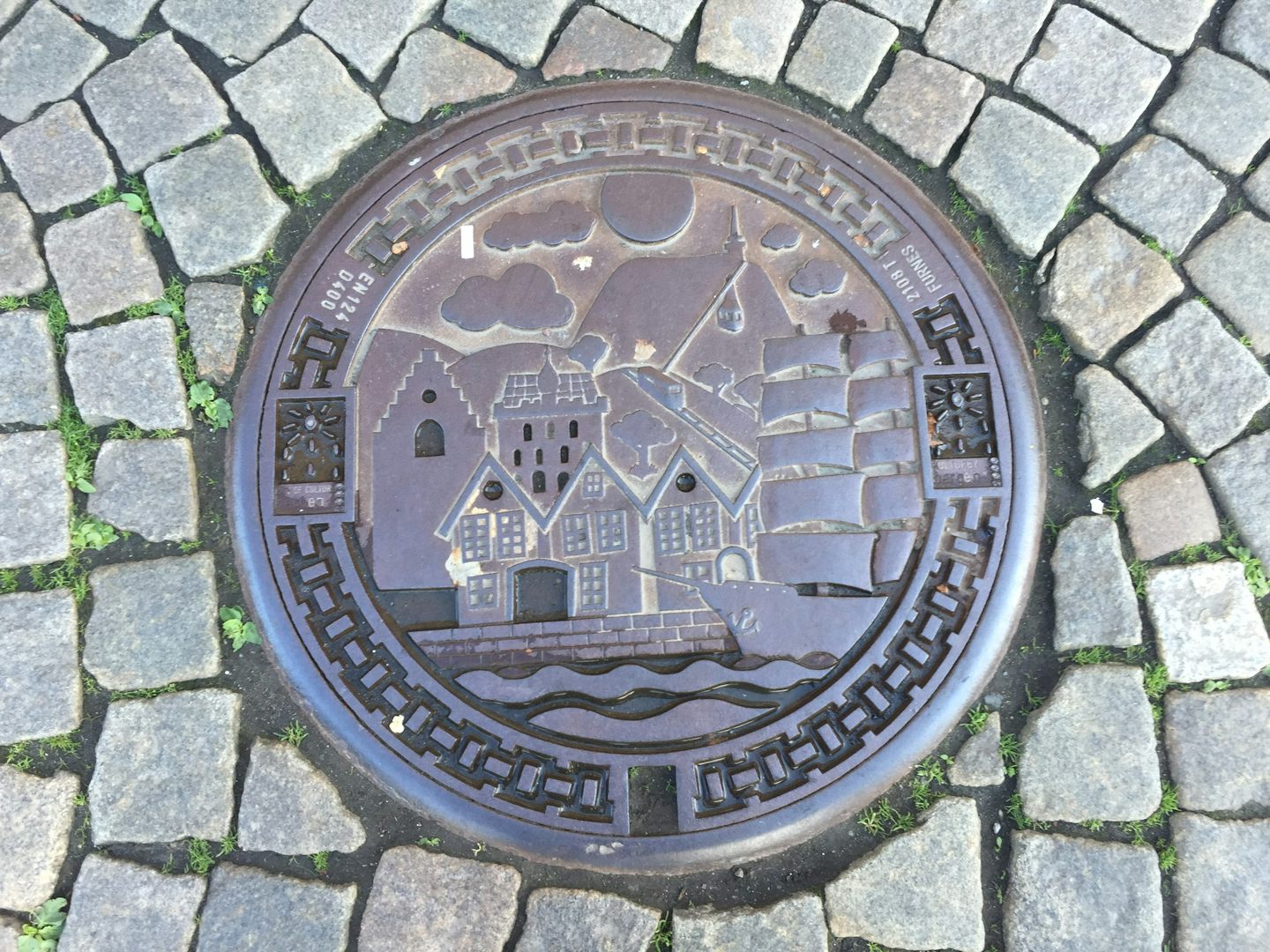 Sewer cover in Bergen