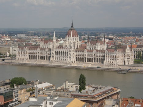 Budapest Parliament Building from the Fishermen's Bastion