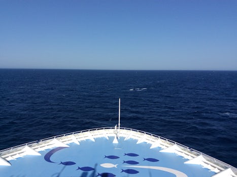Heading across the Med...