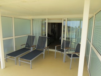 Balcony of Junior Suite 8094 from Rail