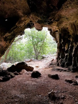 Curacao Christopher Park Caves.  Private tour with Sand & Stilettos.