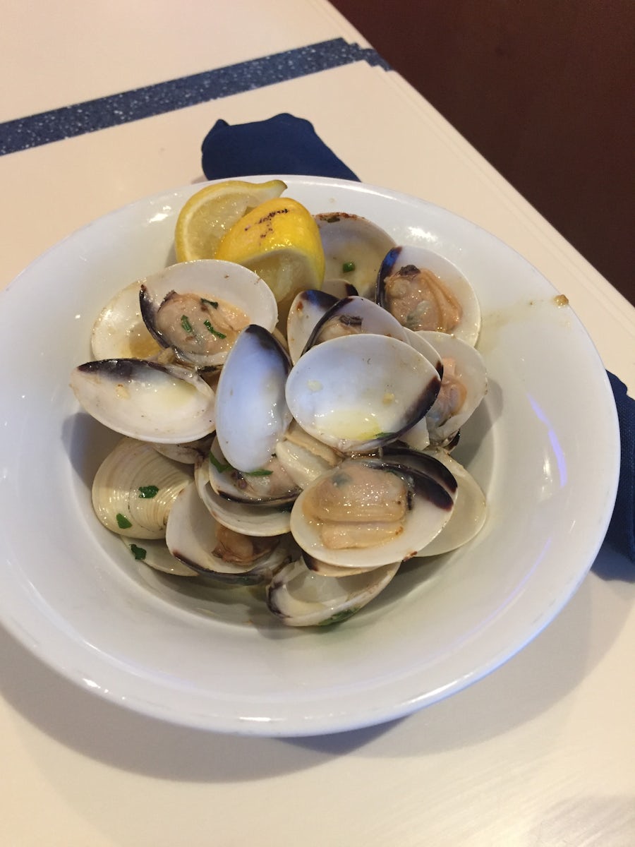 Clams at the buffet