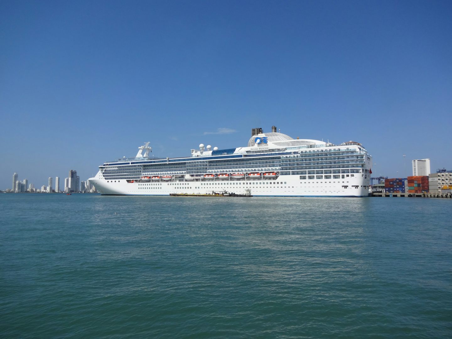 Our Ship in Cartagena