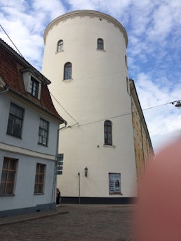 Round tower in Riga, Latvia.