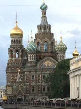 Church of the Spilled blood in St Peteresburg, Russia.
