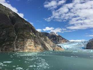 Tracy Arm Fjord from ship