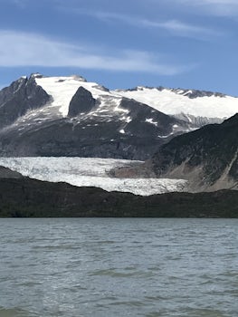 Mendenhall glacier during float trip.