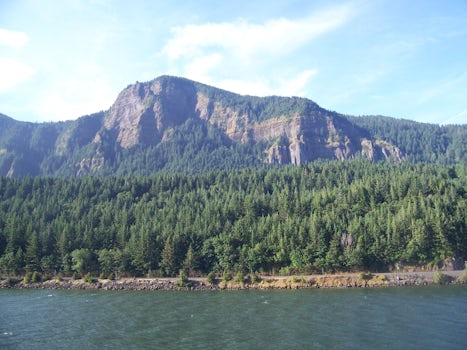 Beautiful scenic Columbia River Gorge, one scenic view after another