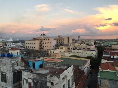 Rooftop Bar and Restaurant of Hemmingways Ambros in Havana