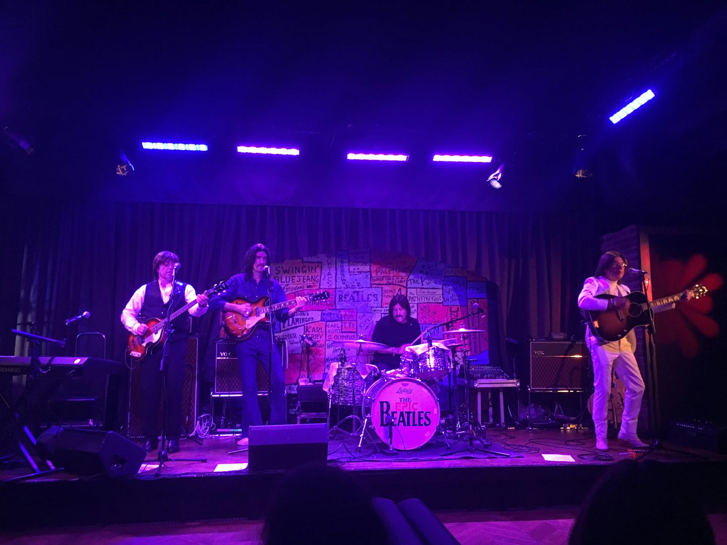 "The Epic Beatles" performing their Abby Road set (August 19, 2017) at The Cavern. 
Excellent show! Highly recommend. These guys were awesome and truly made my trip!