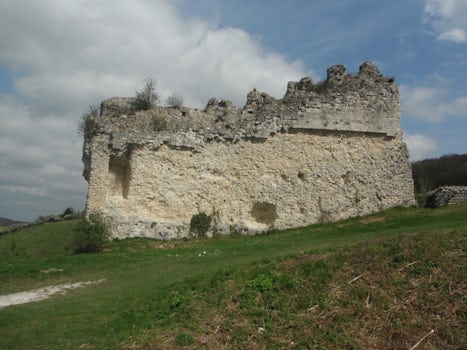 Part of Chateau Galliard, built by Richard the Lion-heart circa 1198