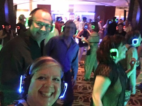 We all loved the silent disco.  It was such a blast!