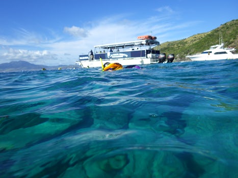 Our snorkelling excursion in St Kitts