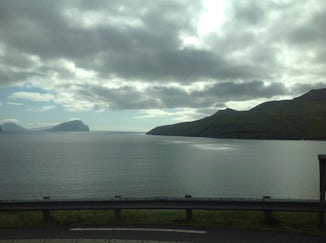 Dramatic landscape of the Faroe Osles