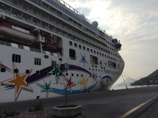 In port at Dubrovnik